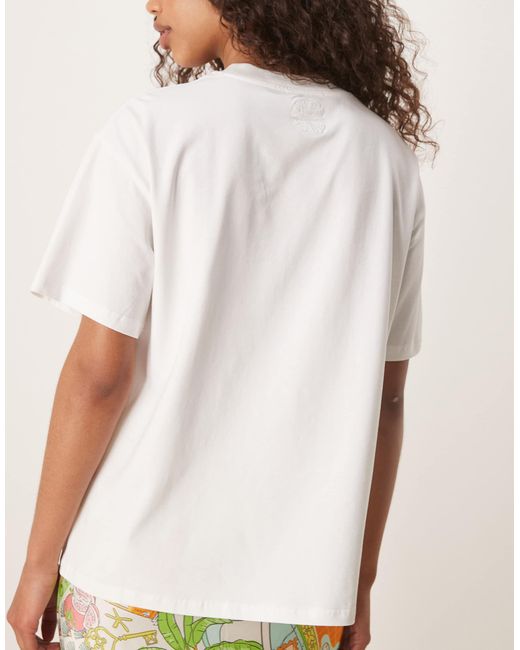 Never Fully Dressed White Orange Cart Baby Tee