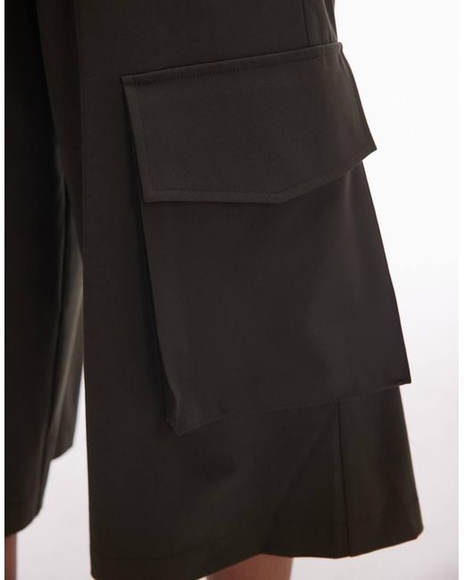 ASOS Bermuda Shorts Met Utility Zakken in het Green