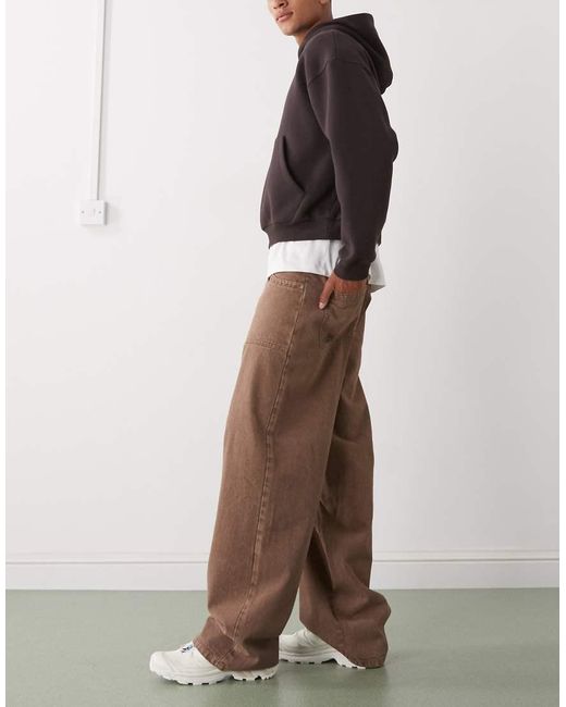 Prohibited Natural Loose Fit Denim Jeans for men