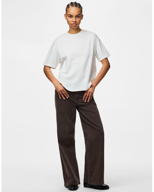 Pieces White T-Shirt