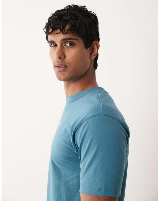 New Balance Blue Classic Tri-Logo T-Shirt for men