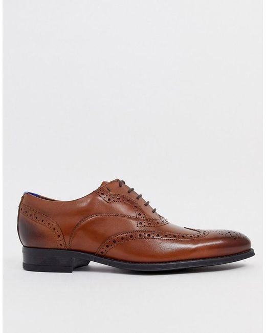 lower price with big sale so cheap Ted Baker Mitack Brogues In Tan Leather in Brown for Men - Lyst lower price with big sale so cheap Ted Baker Mitack Brogues In Tan Leather in Brown for Men - Lyst