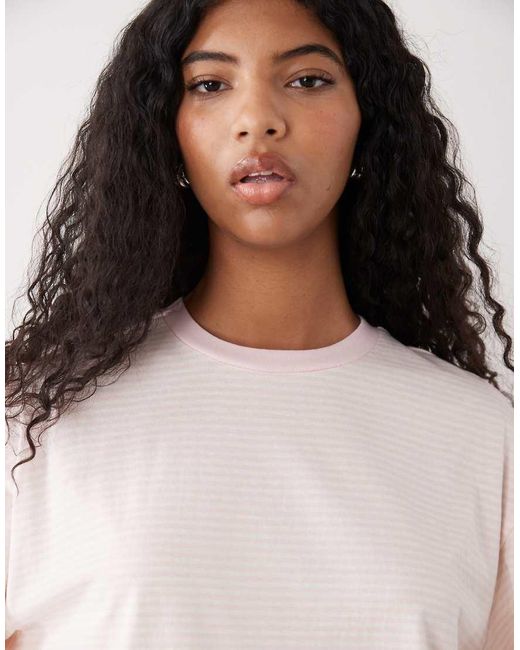 Monki Natural Oversized T-shirt