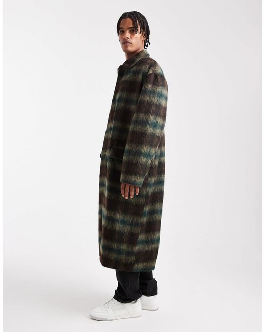 ASOS Black Wool Look Oversized Coat for men