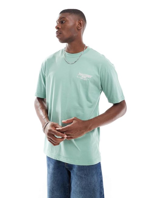 T-shirt avec motif au dos - vert Hollister pour homme en coloris Green