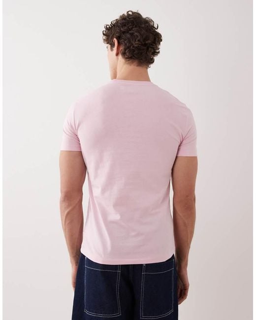 Polo Ralph Lauren Pink Icon Logo T-shirt for men