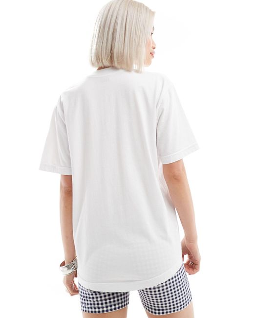 Obey White Heart Graphic Short Sleeve T-shirt