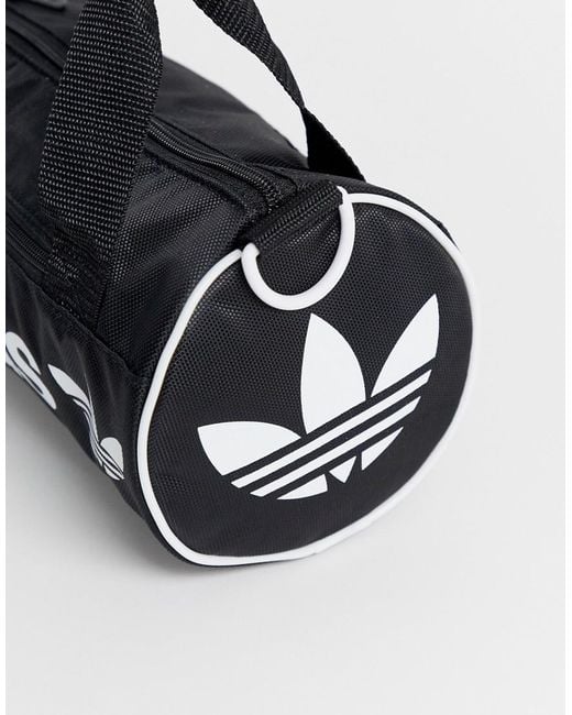 adidas Originals Synthetic Mini Duffle Bag In Black | Lyst