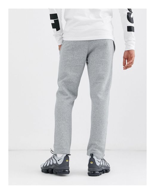 Nike Fleece Club Straight Leg joggers in Grey (Gray) for Men | Lyst