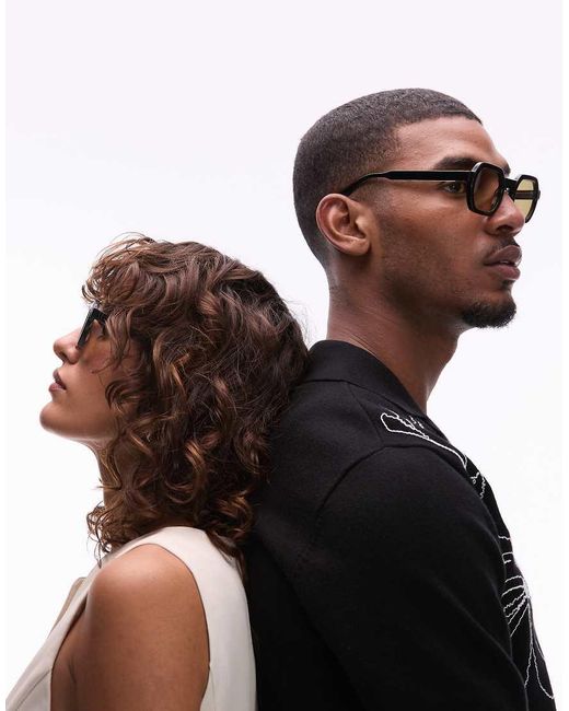 Jimmy Fairly Brown The Darren Square Sunglasses