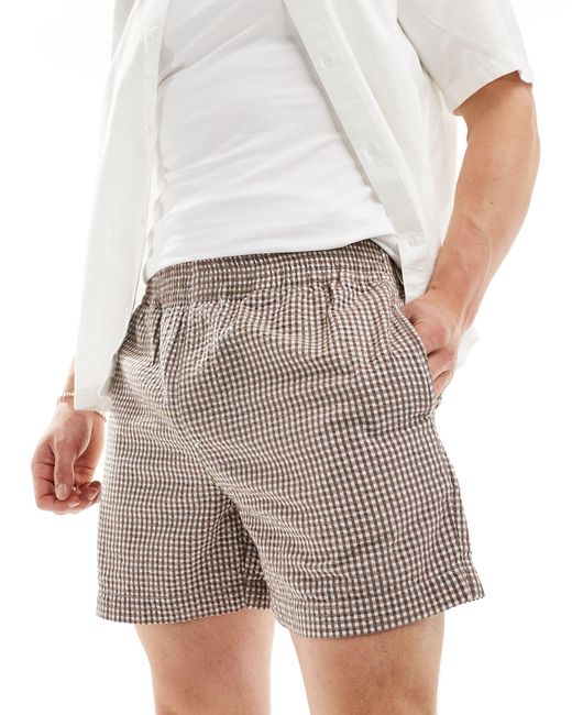 ASOS White Wide Shorts for men