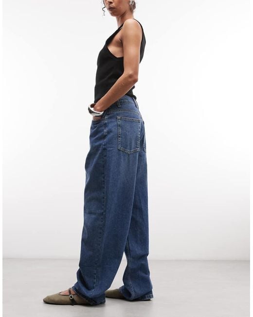 Collusion Blue X001 Antifit Mid Rise Jean