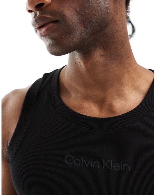 Calvin Klein Blue Rib Vest for men