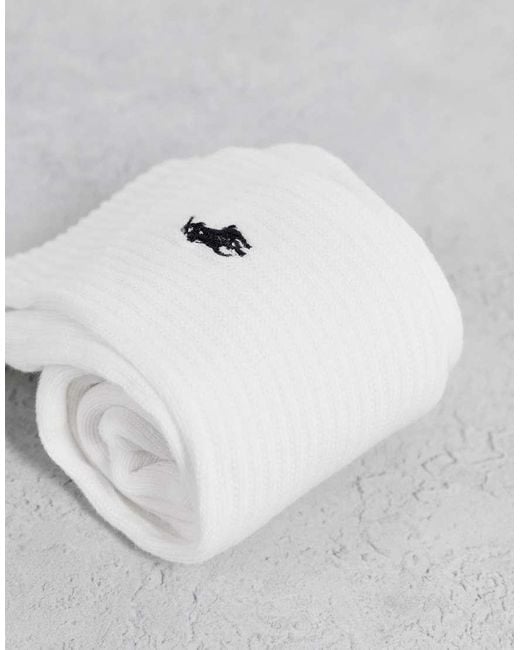 Polo Ralph Lauren White 3 Pack Socks for men
