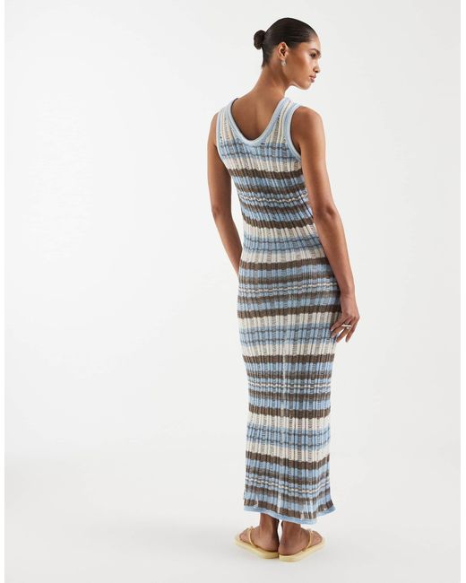 motel rocks knit dress Ivory Knitted Bardot Mini Model: Muriel main image 1