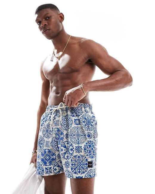 Jack & Jones Zwemshort in het Blue voor heren