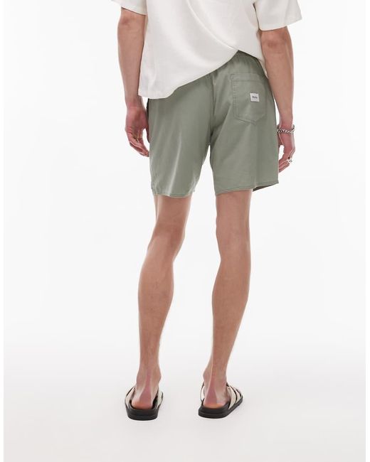 Rhythm Green Classic Linen Jam Short for men