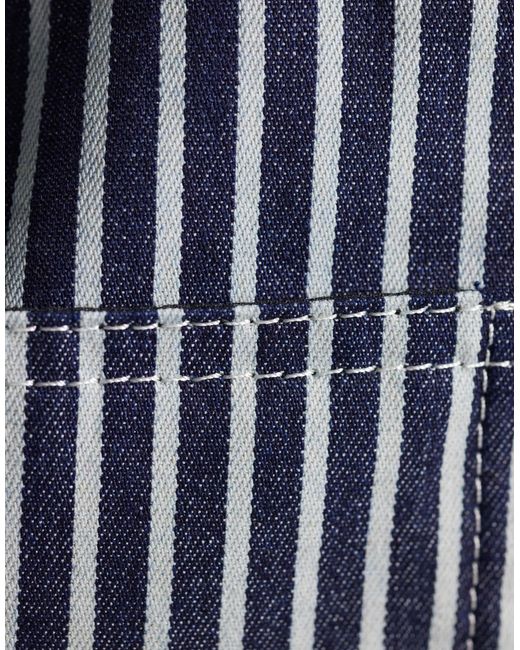 ASOS Blue Stripe Tote Bag for men