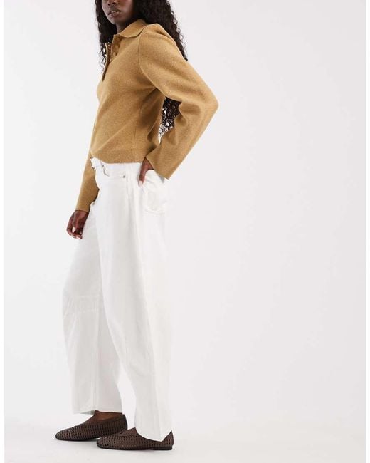 Gap Natural Horseshoe Tie Waist Jeans