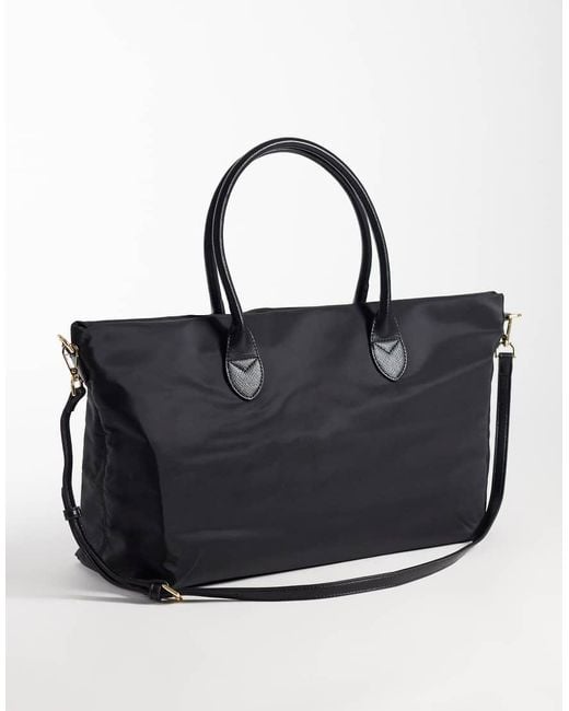 Mango Black Rectangle Tote Bag