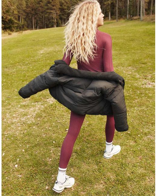 Stradivarius Purple Fitted Zip-Up Jacket