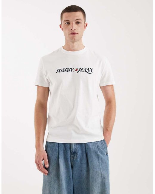 Tommy Hilfiger White Vintage T-shirt for men