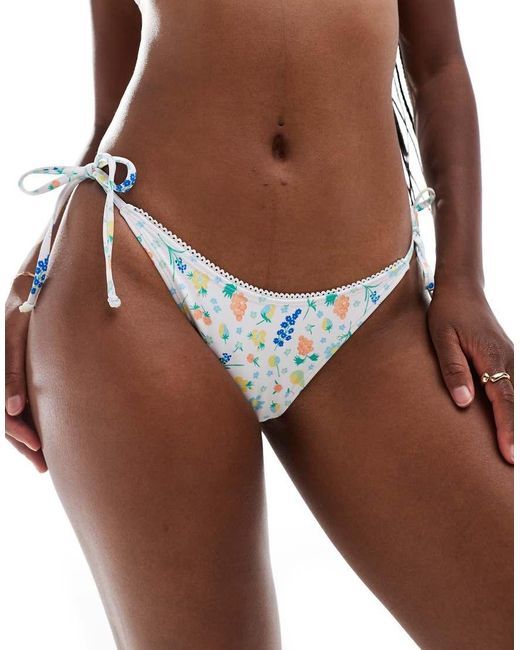 Cotton On Brown Cotton On Cheeky Tie Side Bikini Bottom