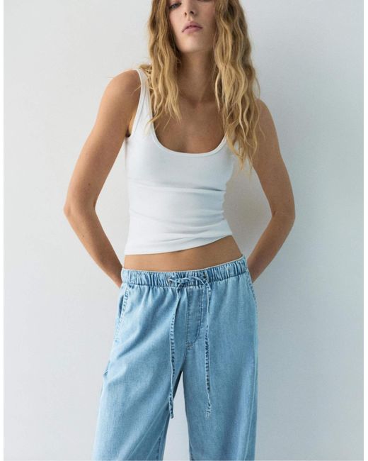 Pull&Bear Blue – jogginghose