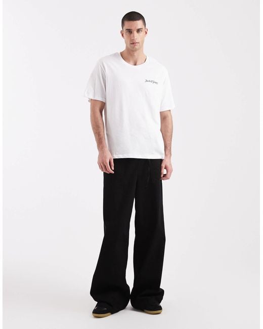 Jack & Jones White Logo T-shirt for men