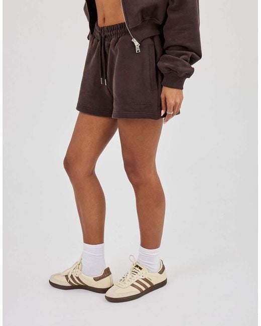 CERNUCCI Brown Embroidered Shorts