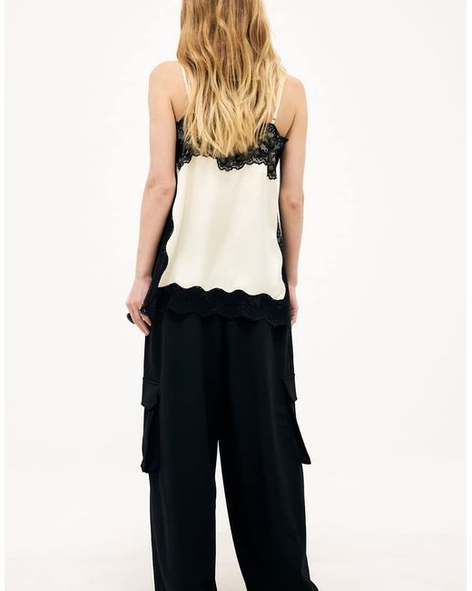 NA-KD Black Cargo Trouser