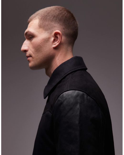 AllSaints Black Endleton Bomber for men