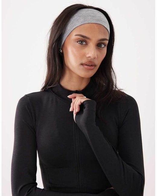 Tala Black Sculpt Seamless Zip Up Longline Jacket
