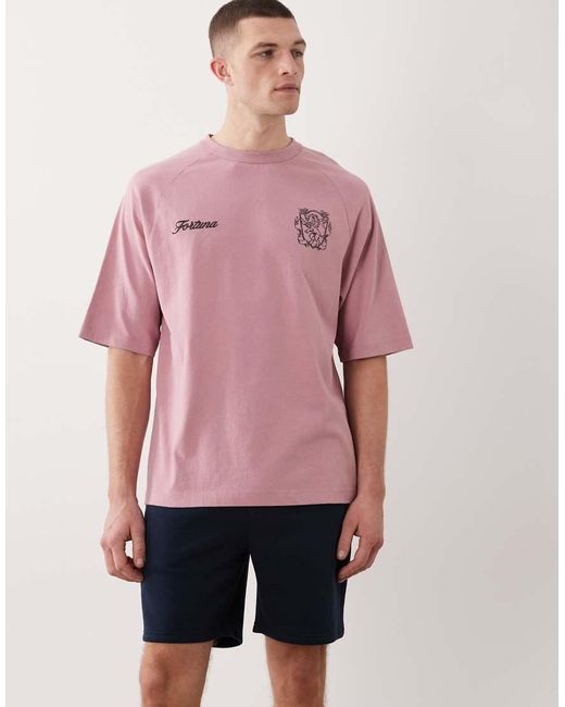 ASOS Red Essentials Slim Mid Length Jersey Shorts for men
