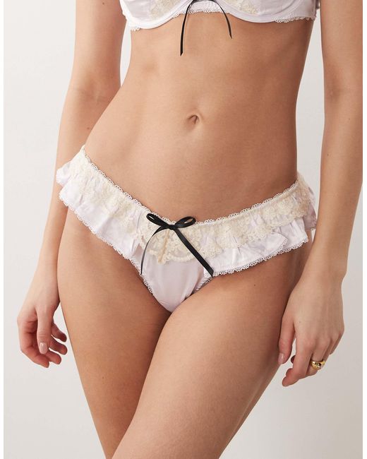 For Love & Lemons Natural – sweetheart – tanga