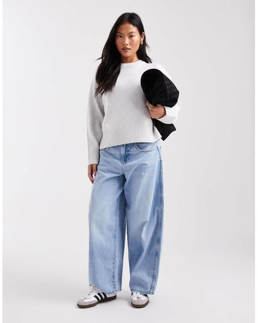 Pull ras New Look en coloris White
