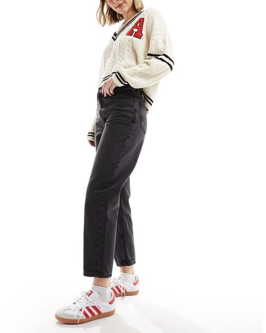 Mango Black Mom Jeans