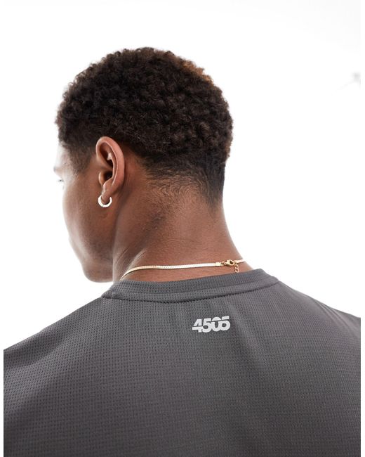 Icon - confezione da 2 t-shirt da allenamento senza maniche quick dry nera e grigio antracite di ASOS 4505 in Black da Uomo