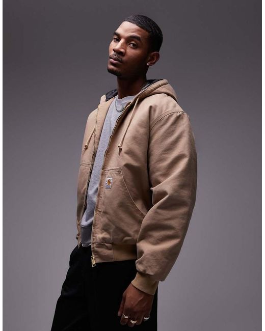 Carhartt hooded jacket men's hotsell
