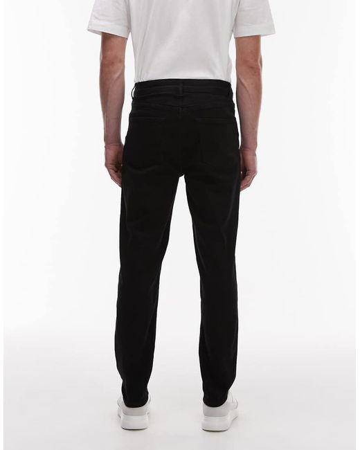 Topman Black Stretch Taper Jean for men