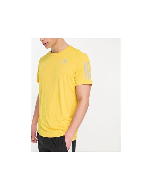 Camiseta amarilla own the run adidas Originals de hombre de color Amarillo  | Lyst