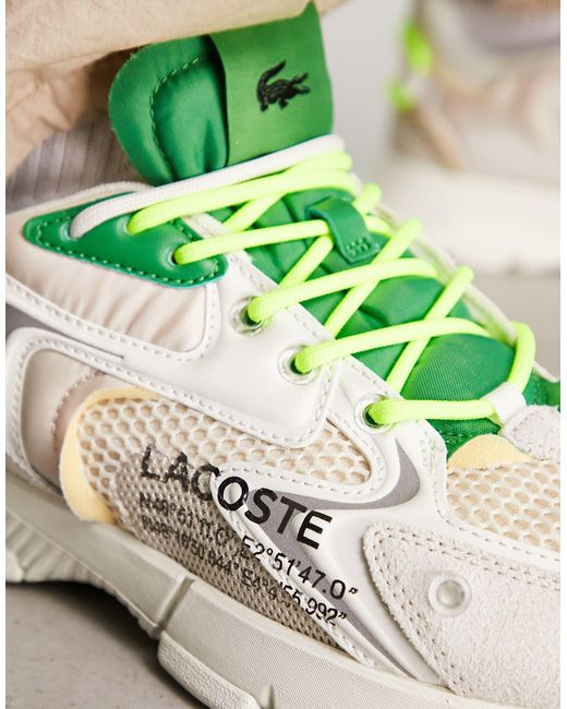 Lacoste L003 Neo Sneakers in Green for Men | Lyst