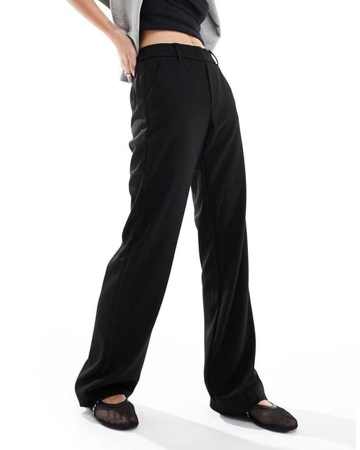 Vero Moda Black Tailored Straight Leg Trousers