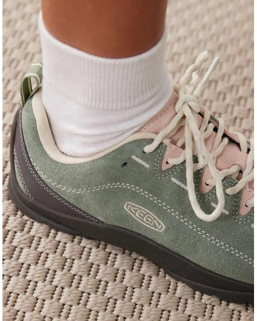 Keen Green Jasper Brushed Suede Trainers