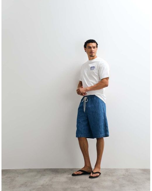 Vans Blue World Intl Back Print T-shirt for men
