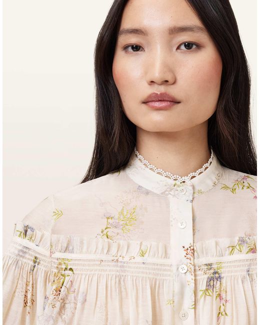 AllSaints Natural – delphine – hemdbluse