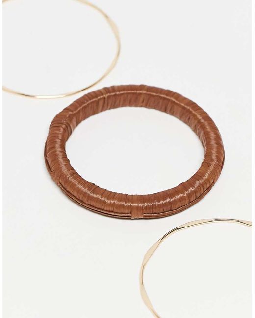 ASOS White Pack Of Bangles