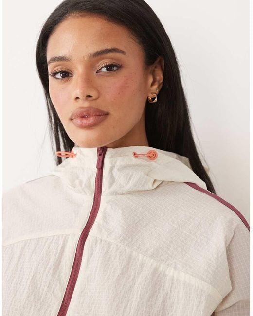 Sweaty Betty Red Ripstop Patch Pocket Lightweight Jacket