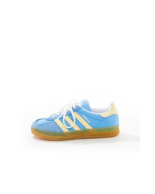 Adidas Originals Blue Gazelle Indoor Gum Sole Sneakers