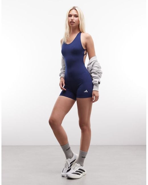 Adidas Originals Blue Three Stripes Studios One Piece
